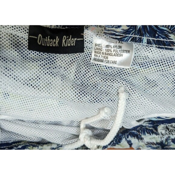 Mens Outback Rider Board Sports Hawaiian Hib Surf Trunks Board Shorts XL - Picture 7 of 7